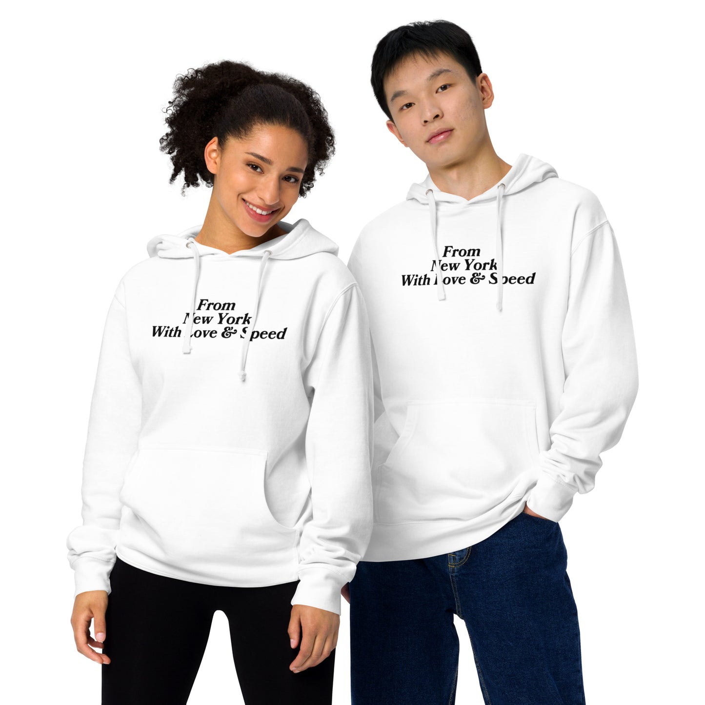 Sudadera con capucha From New York, With Love & Speed