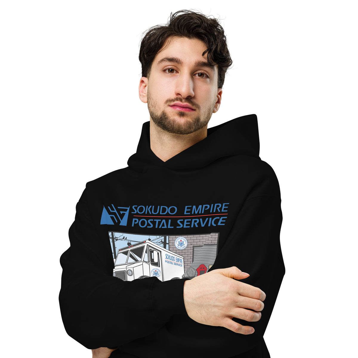 Sudadera con capucha del Servicio Postal de Sokudo Empire