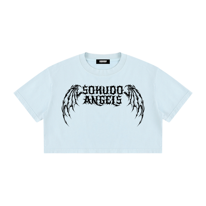 Sokudo Angels Fallen Halo Crop Tee