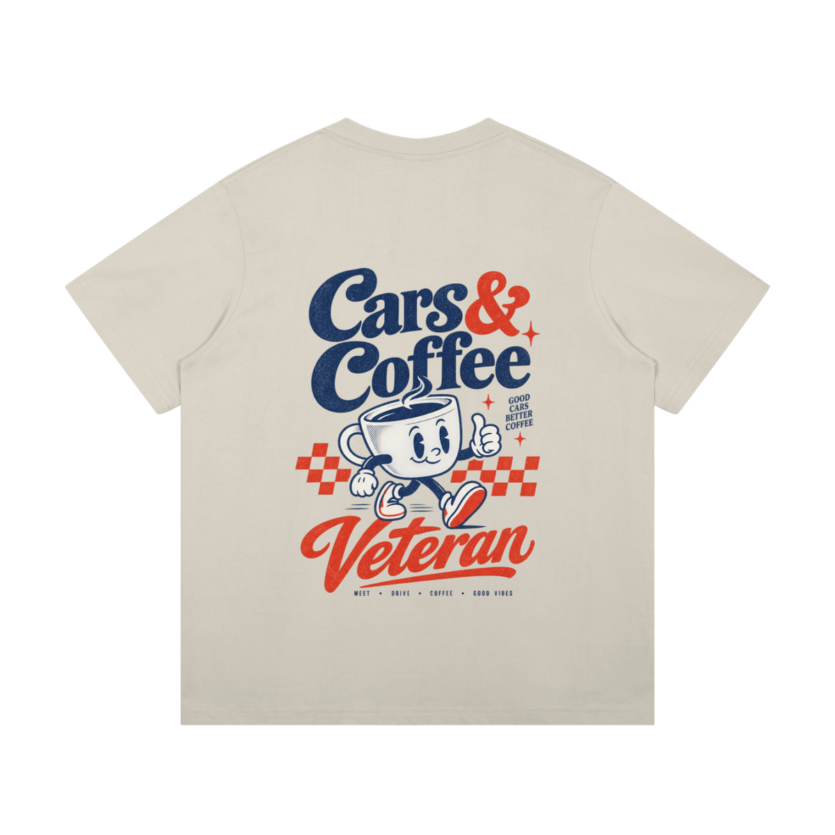 Cars & Coffee Veteran Heavyweight Tee