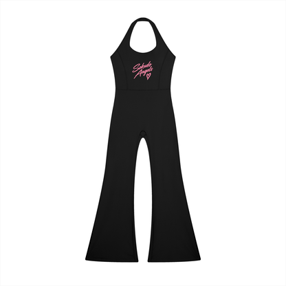 Sokudo Angels Heartline Flare Jumpsuit