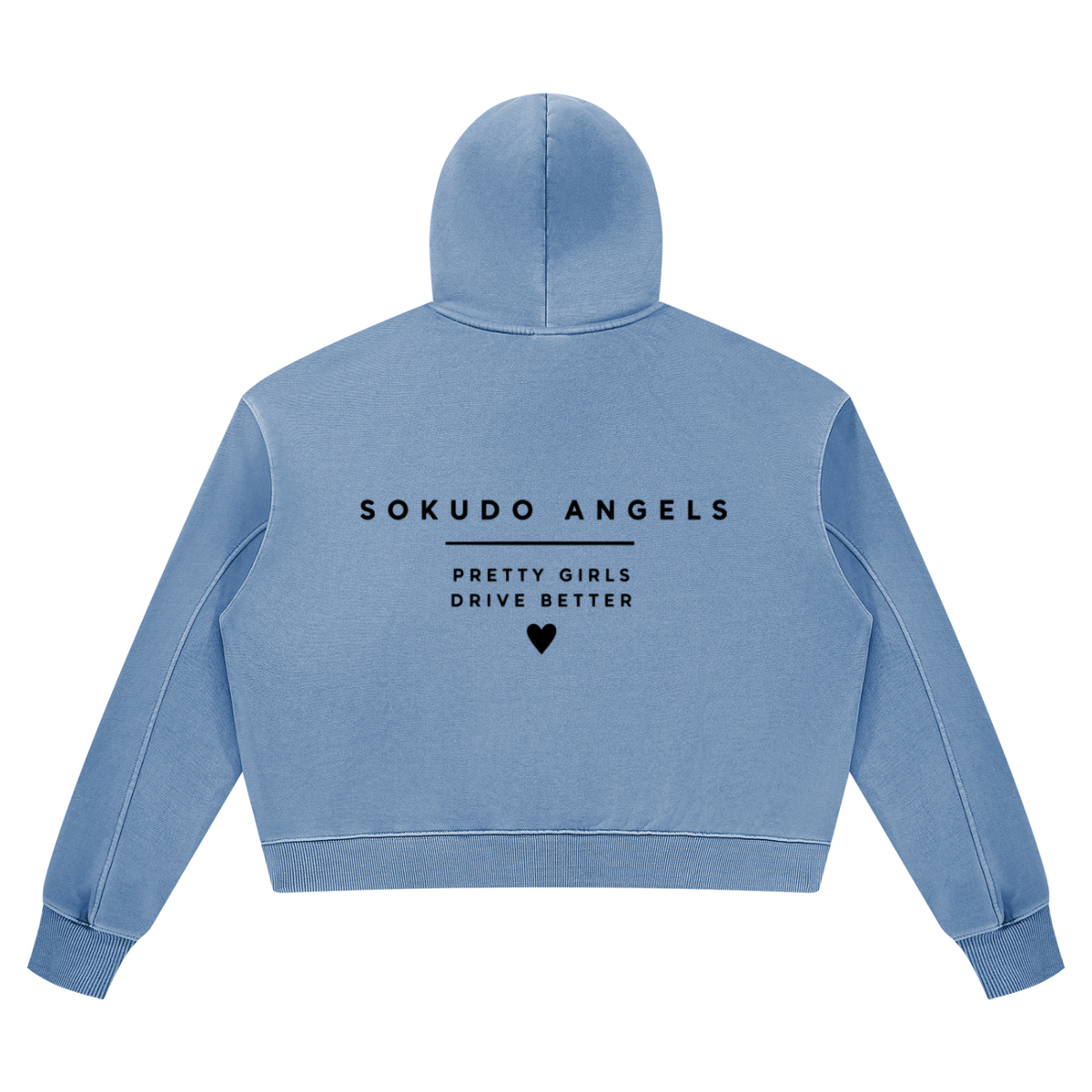 Sokudo Angels Boxy Wash Hoodie