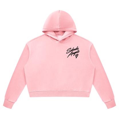 Sokudo Angels Boxy Wash Hoodie