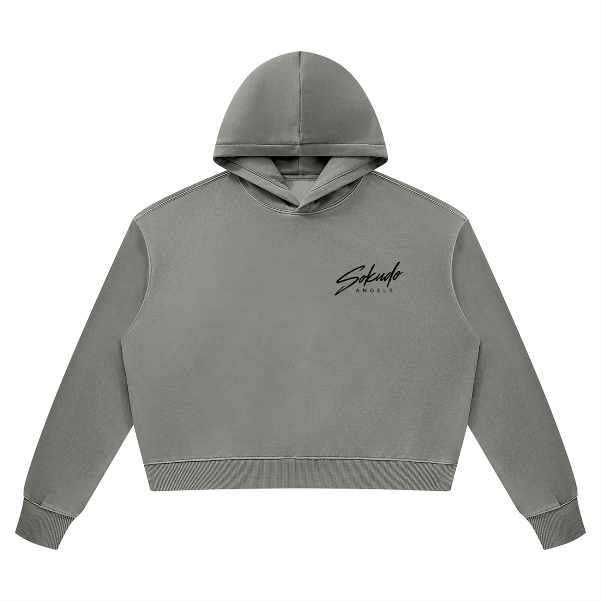 Sokudo Angels Movement Boxy Wash Hoodie