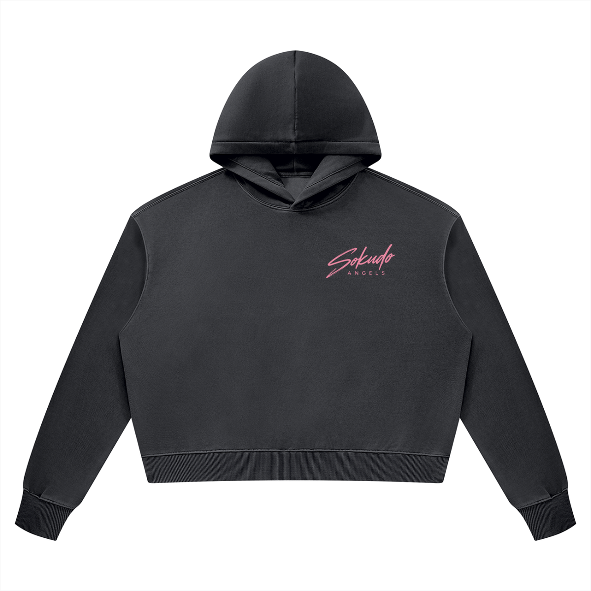 Sokudo Angels Movement Boxy Wash Hoodie