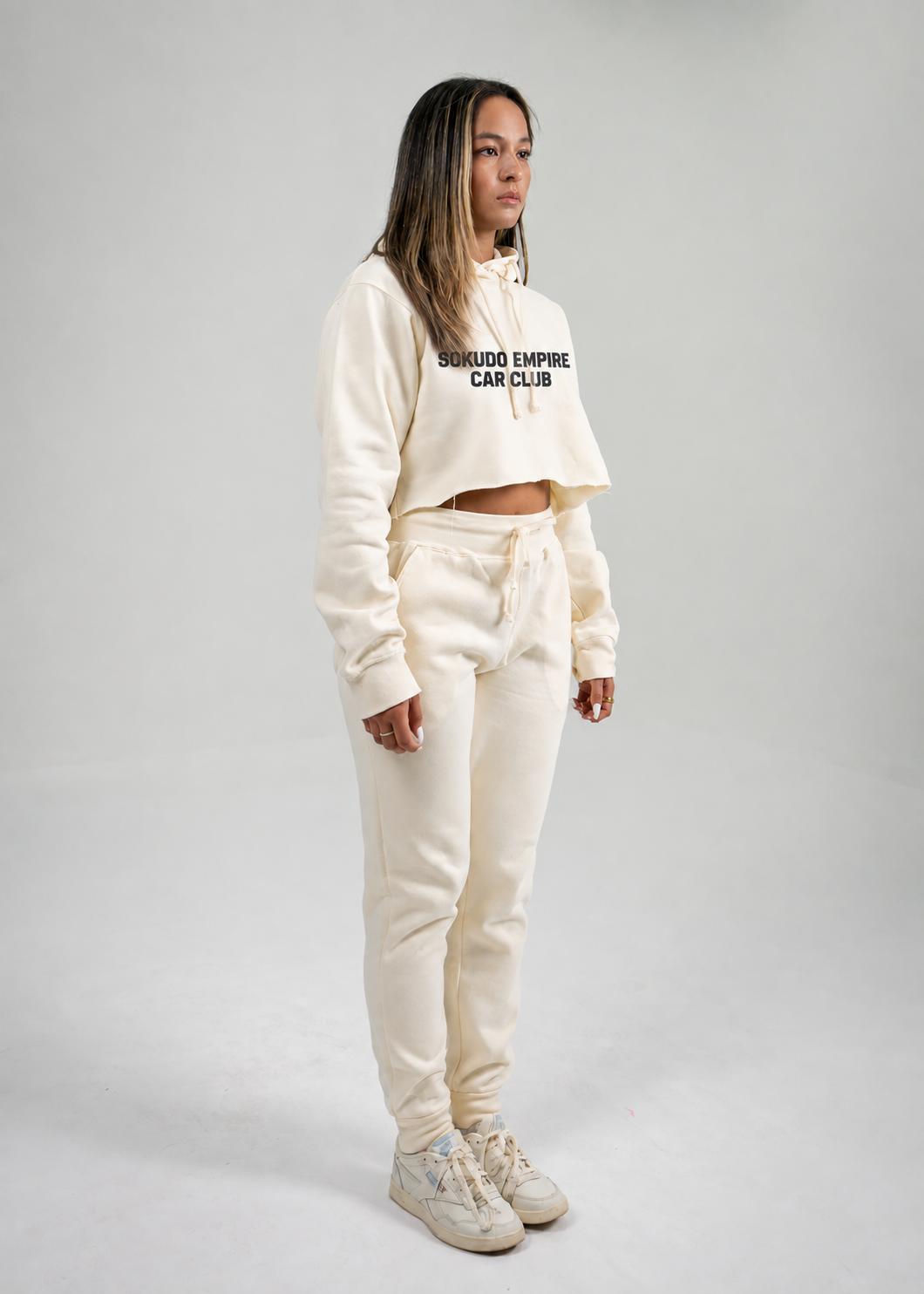 Sokudo Empire Car Club Women’s Cropped Sweatsuit