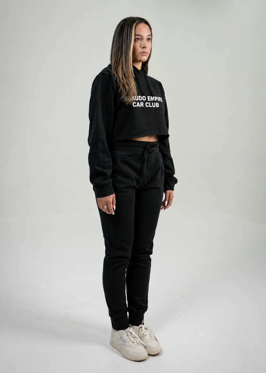 Sokudo Empire Car Club Women’s Cropped Sweatsuit