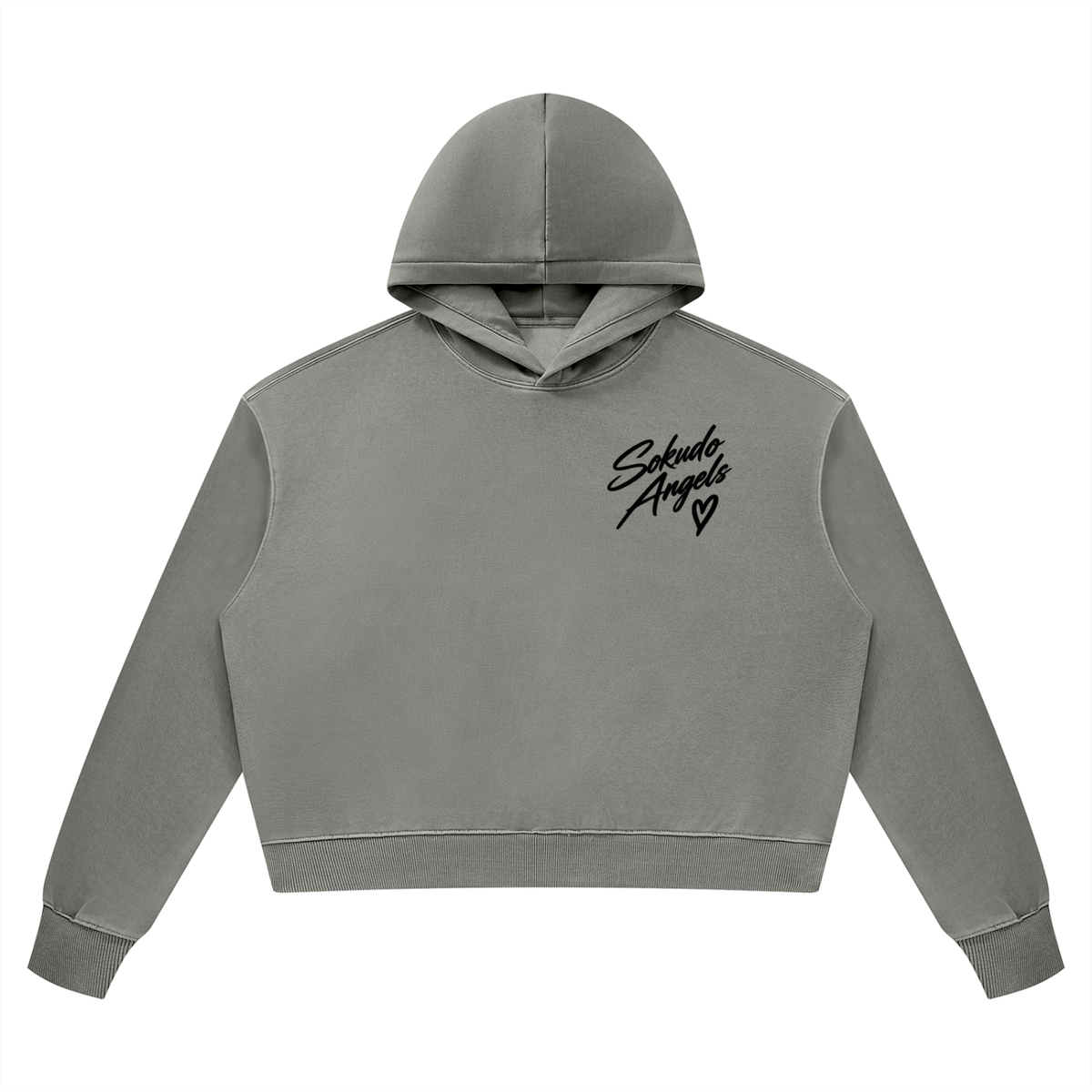 Sokudo Angels Boxy Wash Hoodie