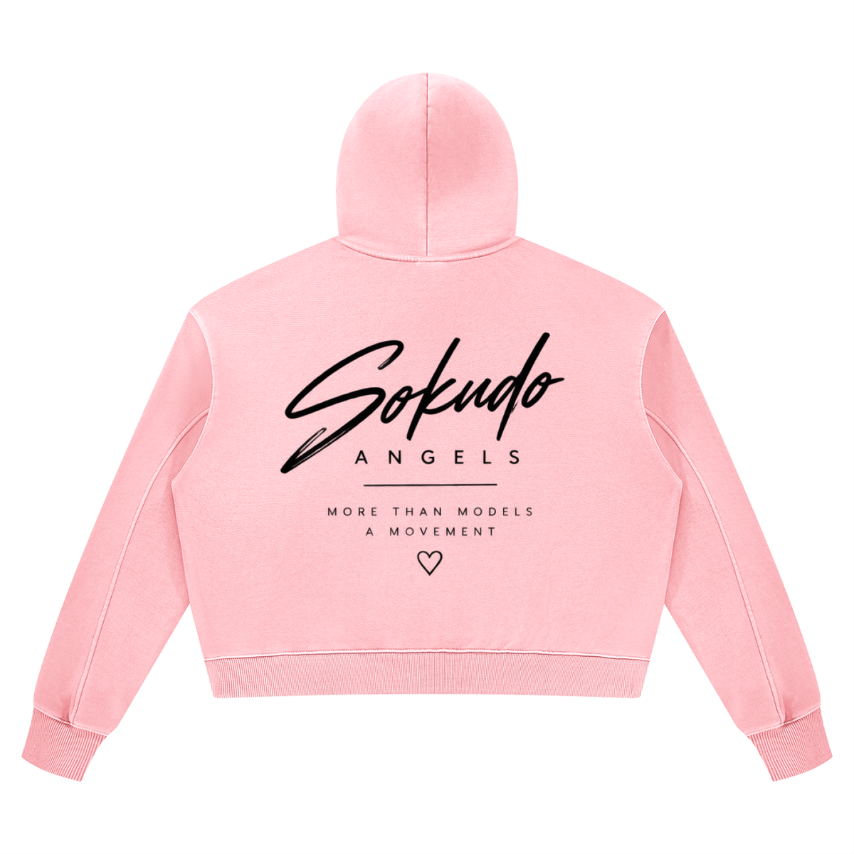Sokudo Angels Movement Boxy Wash Hoodie