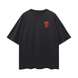 Camiseta urbana suelta con hombros caídos