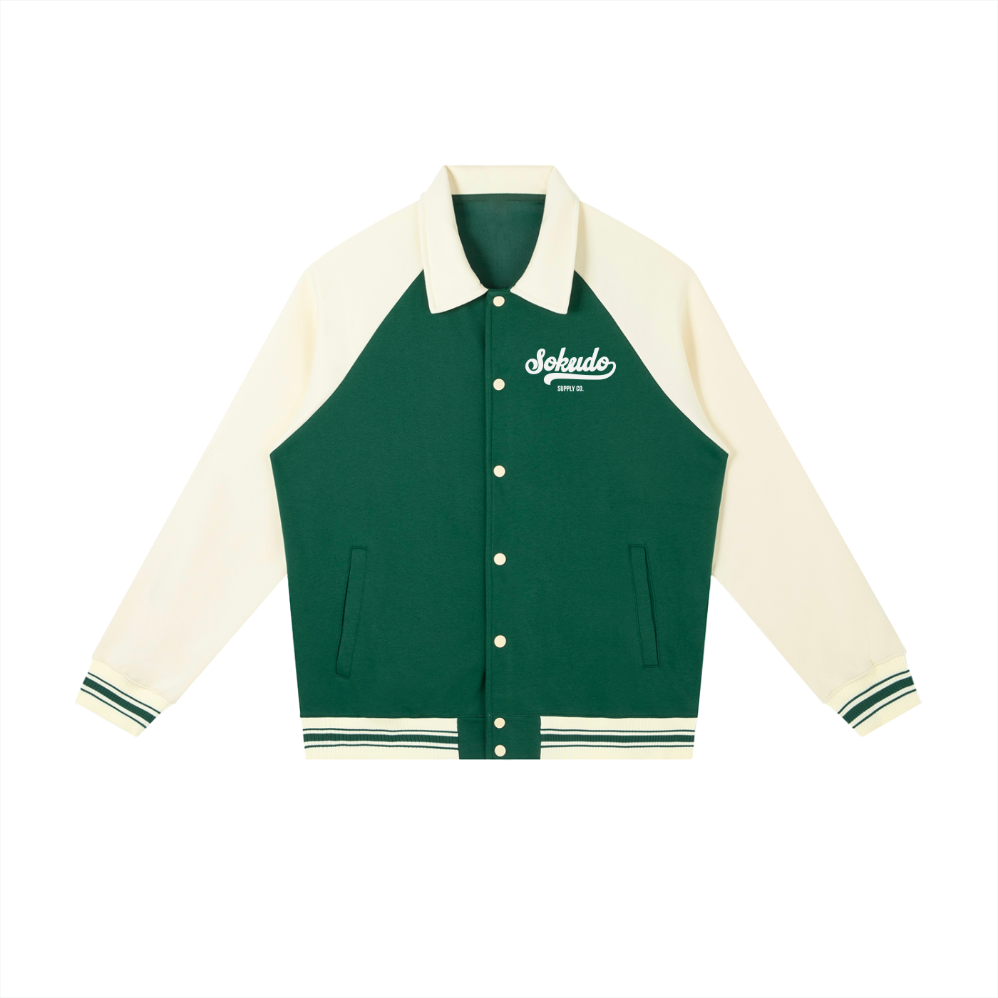 Sokudo Supply Co. Premium Varsity Jacket