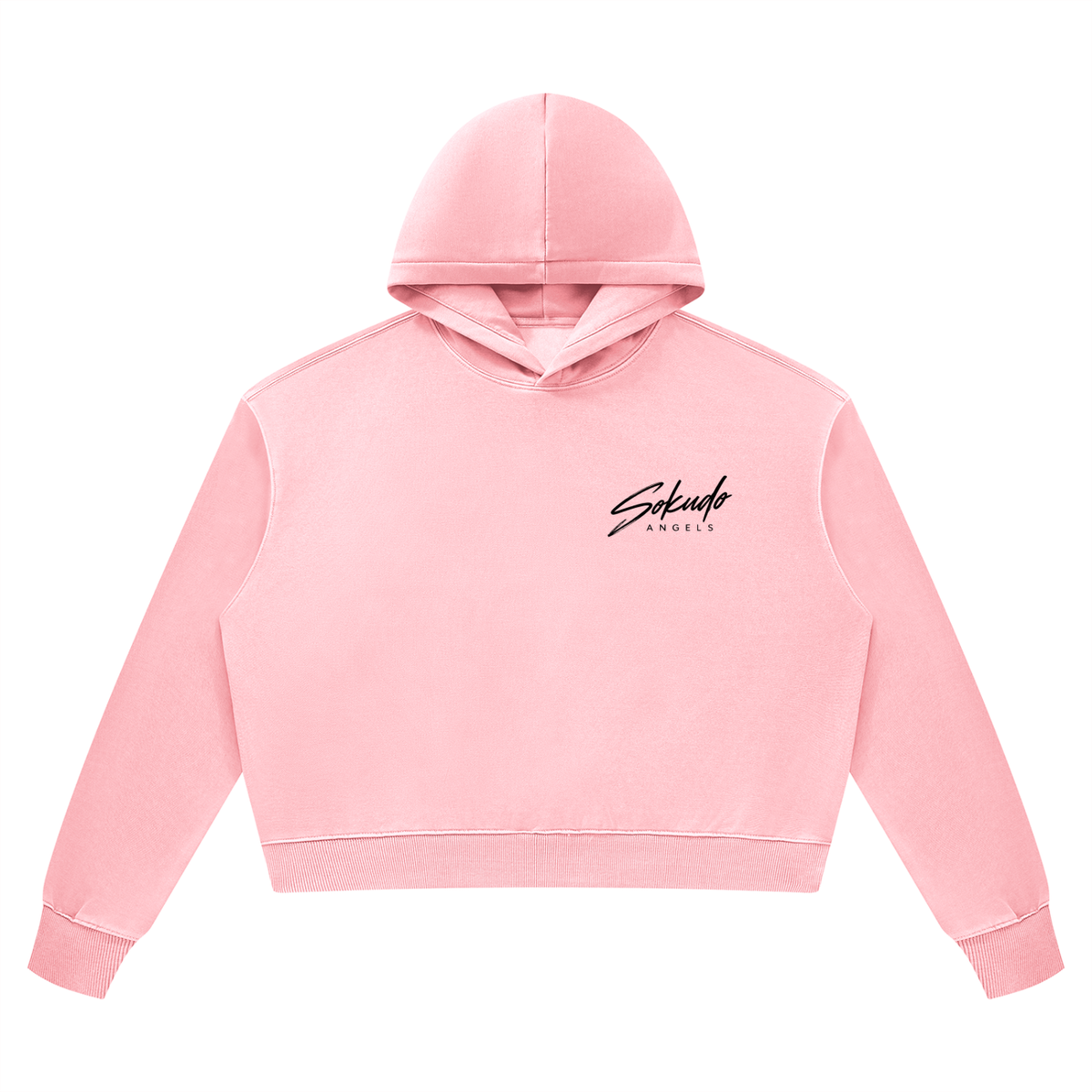 Sokudo Angels Movement Boxy Wash Hoodie